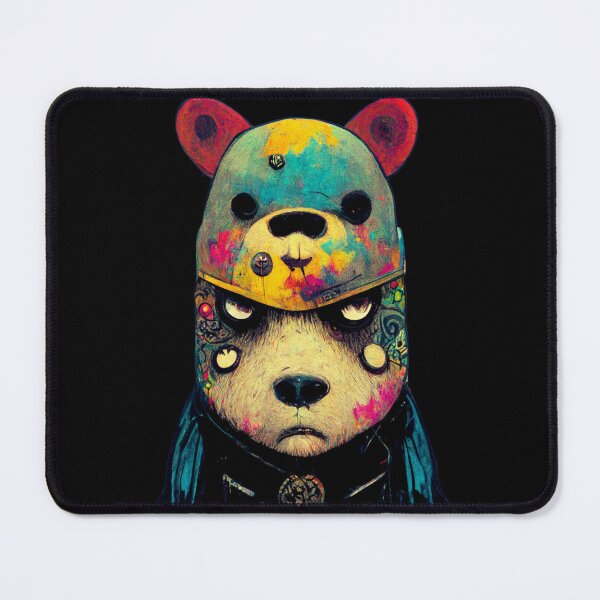 Item preview, warder bear street art color designed and sold by keyd-studio.