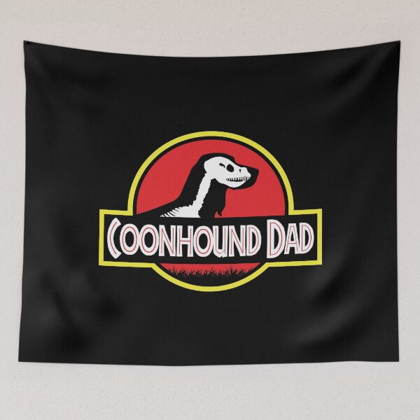 Item preview, (For Dark Background) Jurassic Bluetick Coonhound Dad designed and sold by More Cute Dogs.