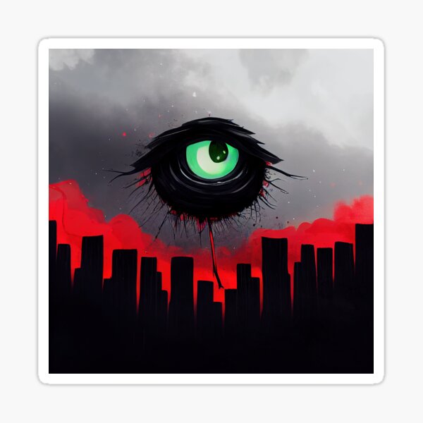 "Eye In The Sky" Sticker for Sale by ZeroPrint Redbubble