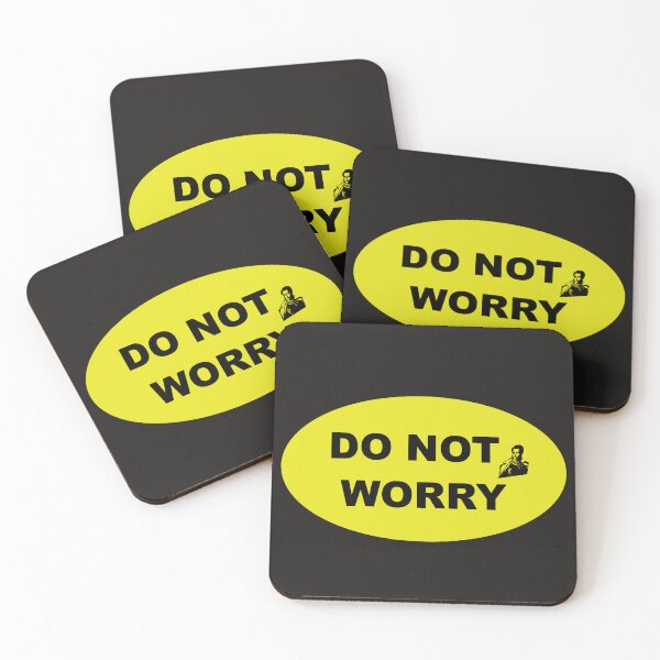 Item preview, DO NOT WORRY industrial style sign designed and sold by lobodelnoir.