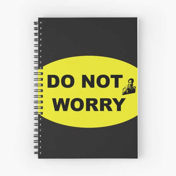 Item preview, DO NOT WORRY industrial style sign designed and sold by lobodelnoir.