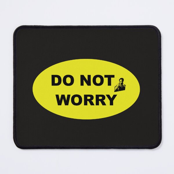 Item preview, DO NOT WORRY industrial style sign designed and sold by lobodelnoir.