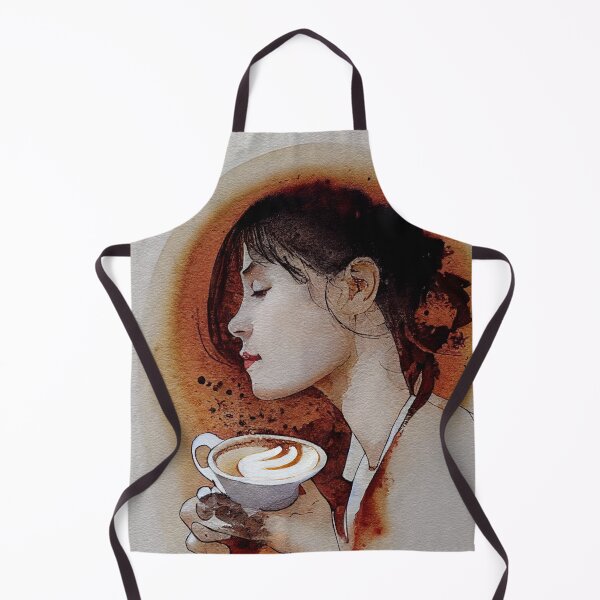 Item preview, Woman with coffee cup designed and sold by recollectionsv.