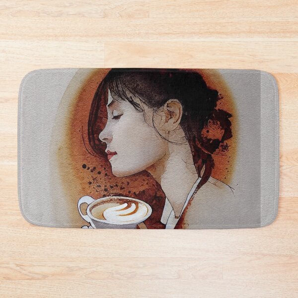 Item preview, Woman with coffee cup designed and sold by recollectionsv.