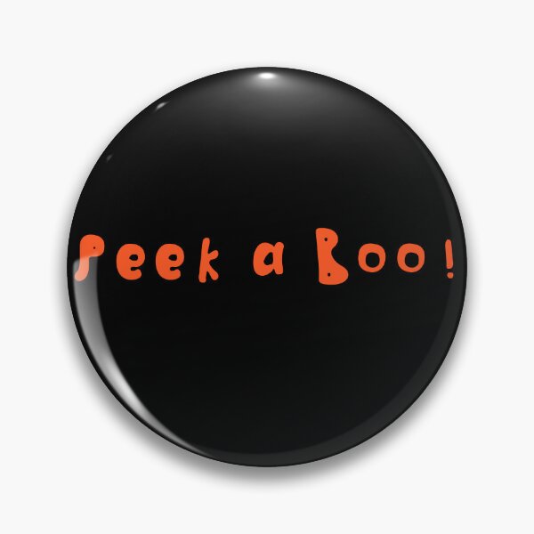 Item preview, Peek a boo Halloween slang quotes  designed and sold by nickardi.
