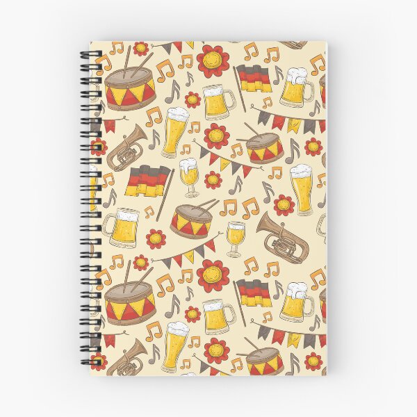 Item preview, Music and Beer Oktoberfest Pattern (Cream) designed and sold by Geo De la Cruz.