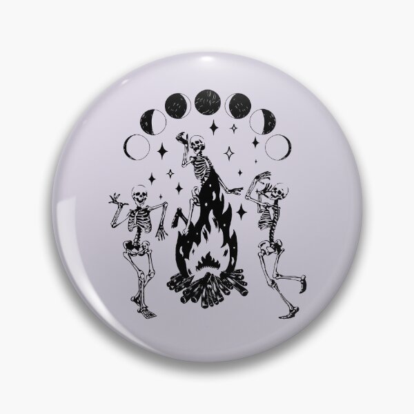 Item preview, Dancing skeletons dance challenge halloween scary skeleton, celestial shirt for fall, mystic moon shirt, dancing skeletons shirt for halloween aesthetic and witchy clothing designed and sold by Vivid-wear.
