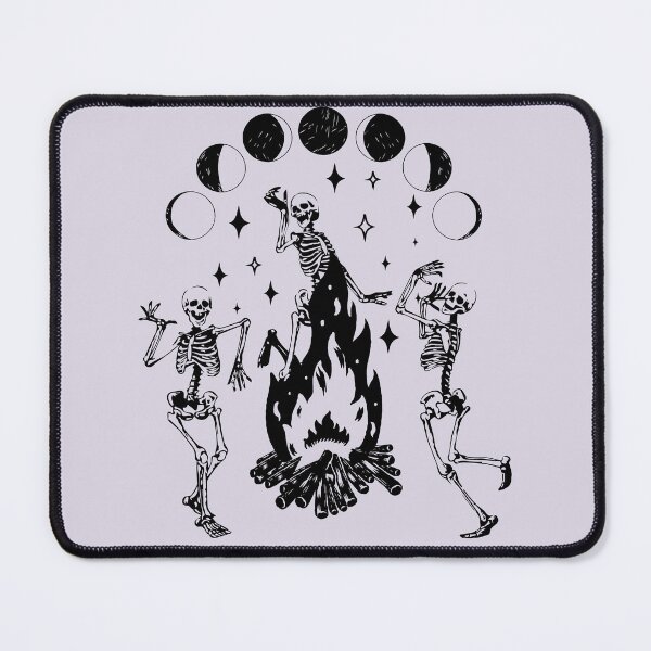 Item preview, Dancing skeletons dance challenge halloween scary skeleton, celestial shirt for fall, mystic moon shirt, dancing skeletons shirt for halloween aesthetic and witchy clothing designed and sold by Vivid-wear.