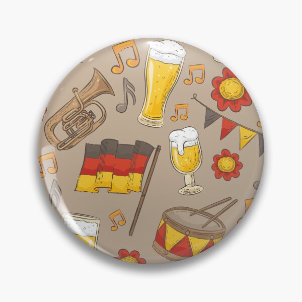 Item preview, Music and Beer Oktoberfest Pattern (Beige) designed and sold by Geo De la Cruz.