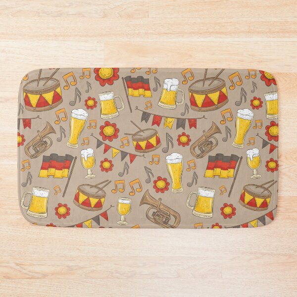 Item preview, Music and Beer Oktoberfest Pattern (Beige) designed and sold by Geo De la Cruz.