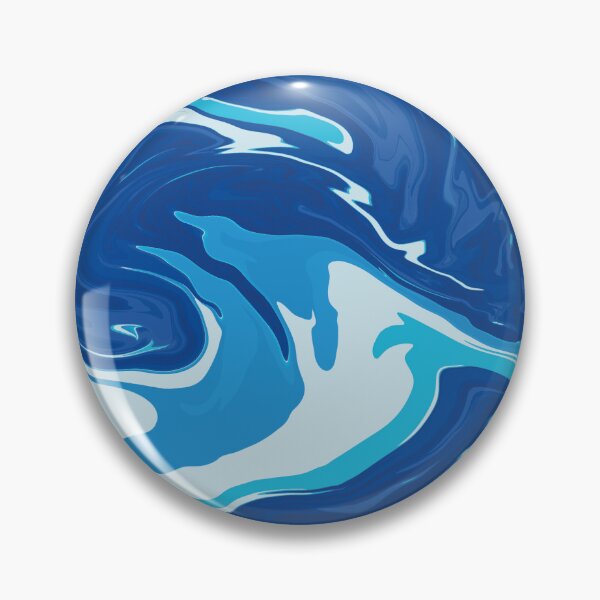 Artikelvorschau, Abstract Maelstrom, Stormy Wavy Sea Foam, Minimalist Swirling Sea, Foamy Blue Ocean entworfen und verkauft von GikaDesigns.