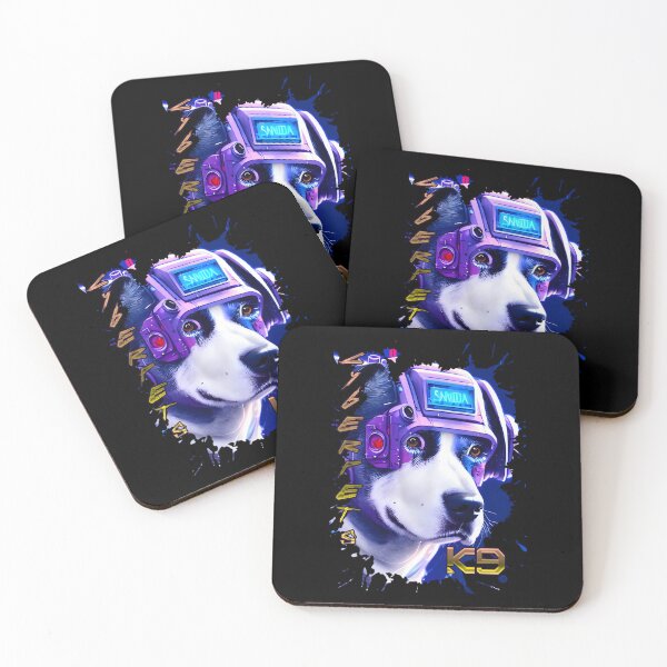 Item preview, Cyberpets K9, dog, canine, pet , cyberpunk Edgerunners inspired , anime, manga T-Shirt designed and sold by AISHOPPE.