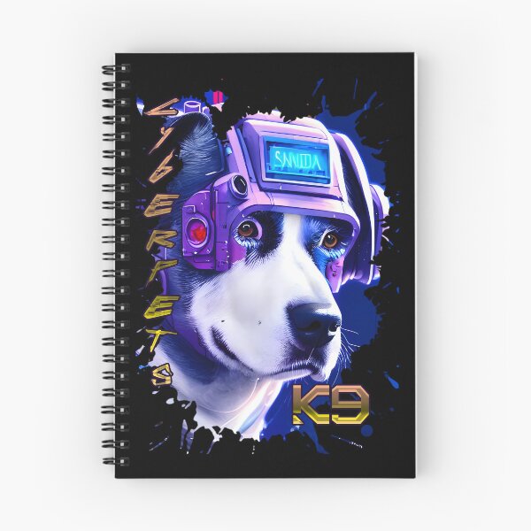 Item preview, Cyberpets K9, dog, canine, pet , cyberpunk Edgerunners inspired , anime, manga T-Shirt designed and sold by AISHOPPE.