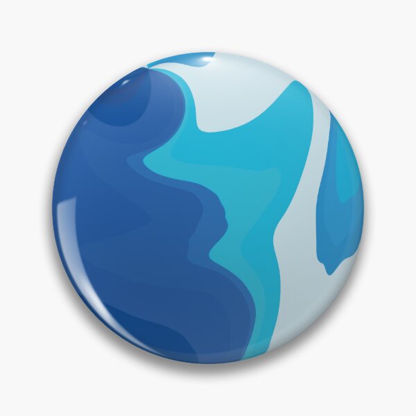 Artikelvorschau, Abstract Merging Ocean, Stormy Wavy Sea Foam, Minimalist Swirling Sea, Foamy Blue Ocean entworfen und verkauft von GikaDesigns.