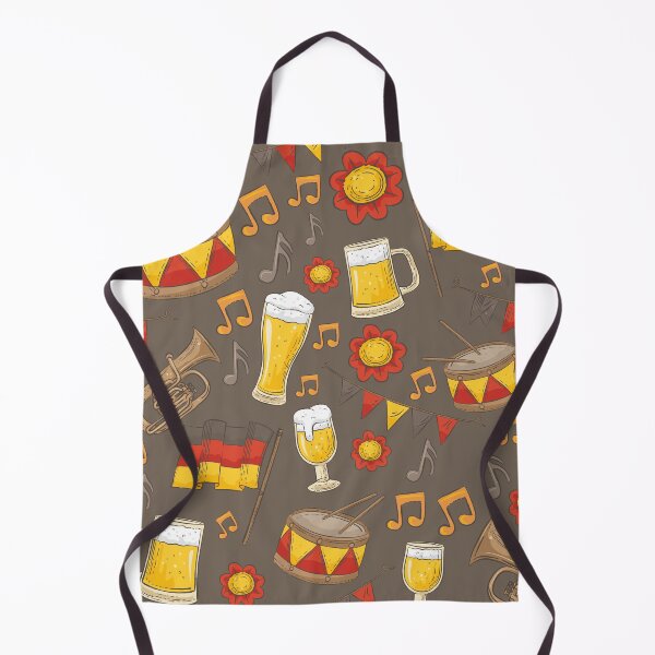 Item preview, Music and Beer Oktoberfest Pattern (Dark Chocolate) designed and sold by Geo De la Cruz.