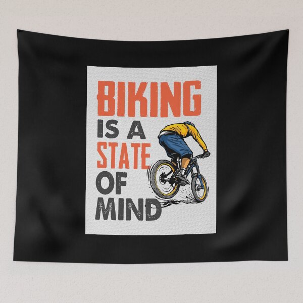 Item preview, Biking Is A State Of Mind designed and sold by torenelandj.