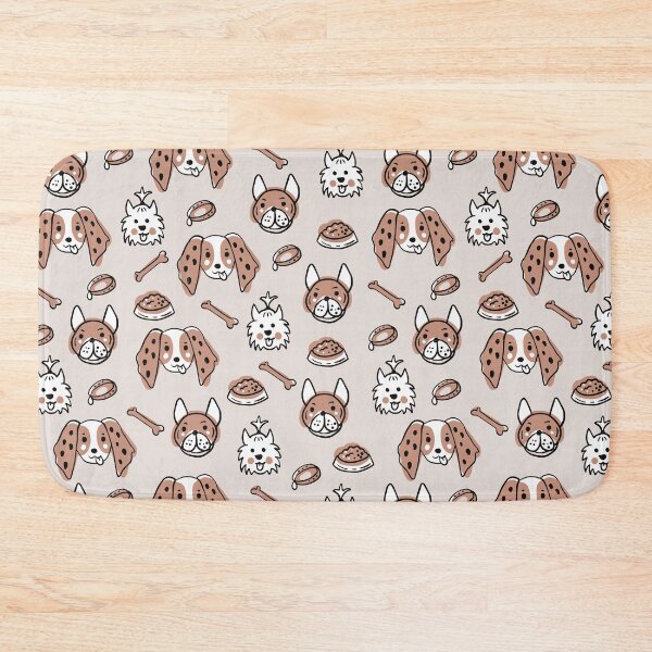 Item preview, Funny Mutts - Dog Seamless Pattern designed and sold by DebbisPalette.