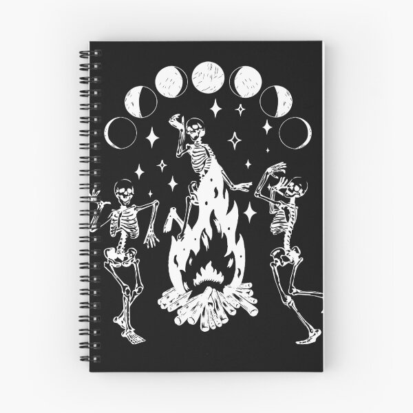 Item preview, Dancing skeletons dance challenge halloween scary skeleton, celestial shirt for fall, mystic moon shirt, dancing skeletons shirt for halloween aesthetic and witchy clothing designed and sold by Vivid-wear.
