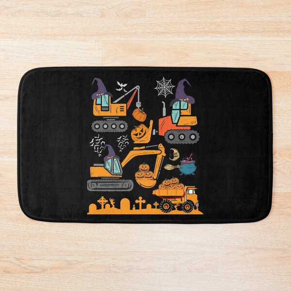 Item preview, Kids Construction Vehicle Halloween Crane Truck Pumpkin Kids designed and sold by Buzzbazaar.