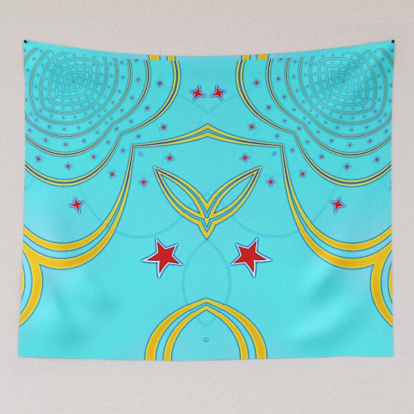 Item preview,  ARUBA - ABSTRACT ARUBA FLAG PATTERN - ONE HAPPY ISLAND designed and sold by Ralek.