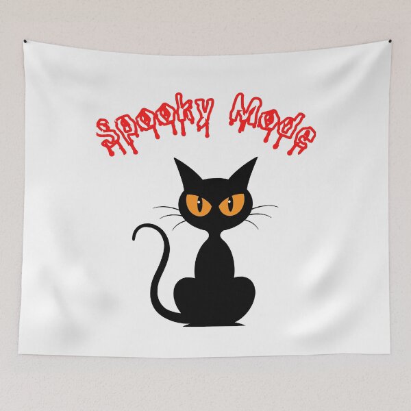 Item preview, Spooky Mode Cat designed and sold by Fit On.