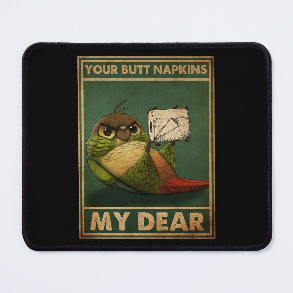 Item preview, Bird Your Butt Napkins My Dear Toilet Paper Vintage designed and sold by torenelandj.