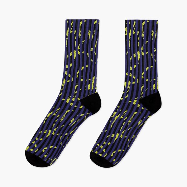 Item preview, Magic Boho Brush Strokes Lines Abstract Yellow Blue Flowers Pattern  designed and sold by YounitedArt.