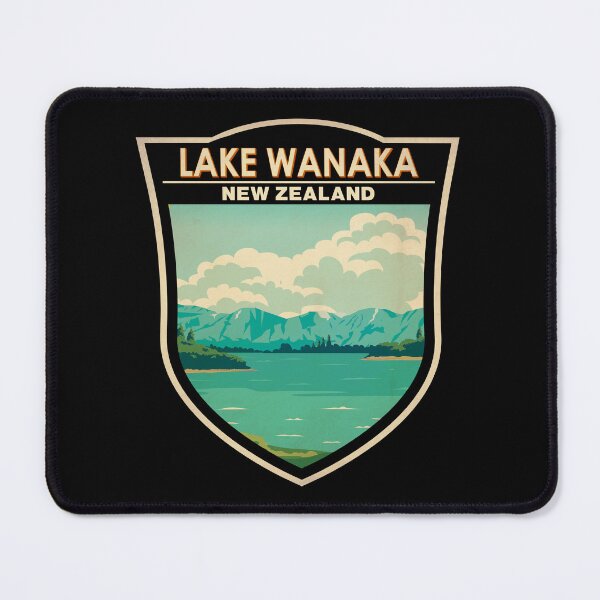 Item preview, Lake Wanaka Otago New Zealand Travel Badge designed and sold by KrisSidDesigns.