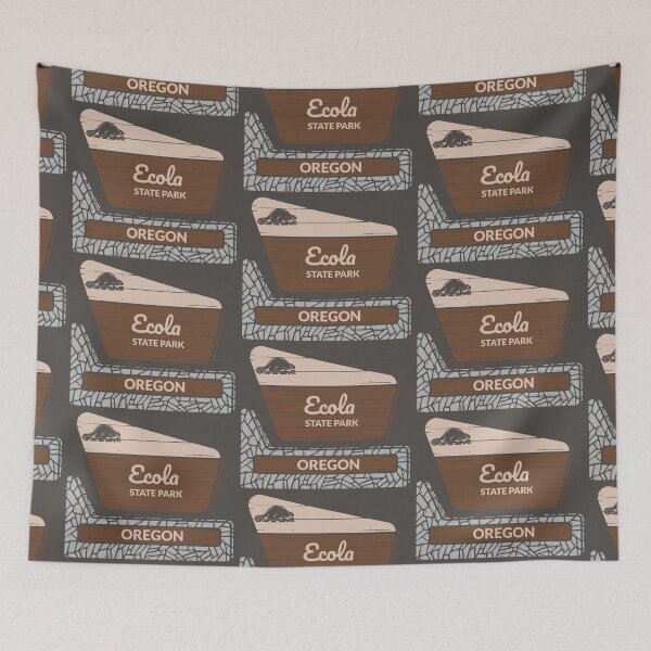 Item preview, Ecola State Park Oregon Entrance Welcome Sign OR designed and sold by palmettodigital.