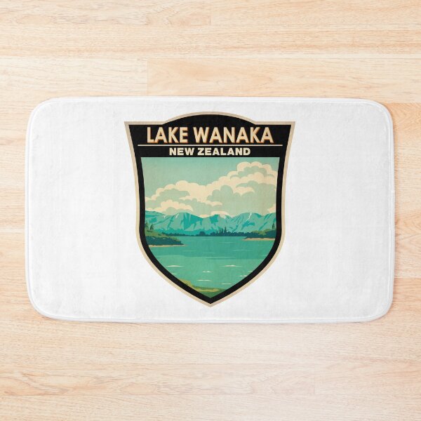 Item preview, Lake Wanaka Otago New Zealand Travel Badge designed and sold by KrisSidDesigns.