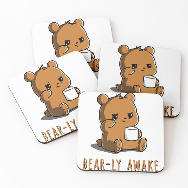Item preview, Bear-ly Awake Bear designed and sold by OnlyCoolDesigns.