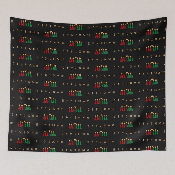 Item preview, Happy Kwanzaa print with candles  designed and sold by pidzam4e.