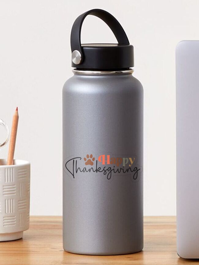 It's All Gravy - Funny Thanksgiving - Tan Stainless Steel Water Bottle with  Straw