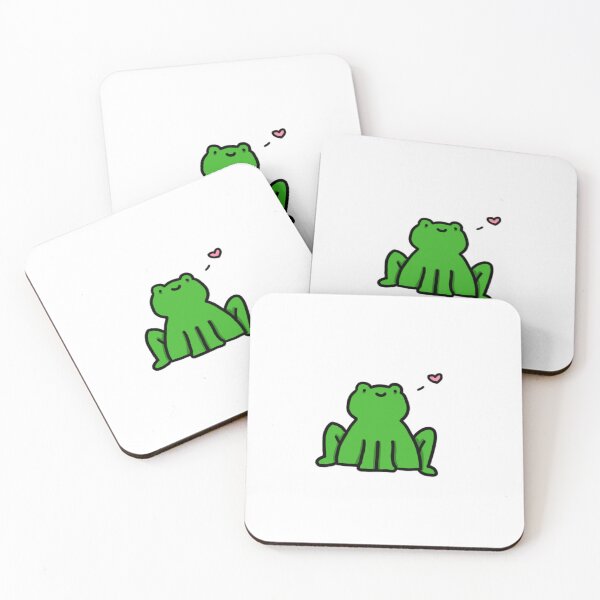 Item preview, frog with heart designed and sold by sushiflowercat.