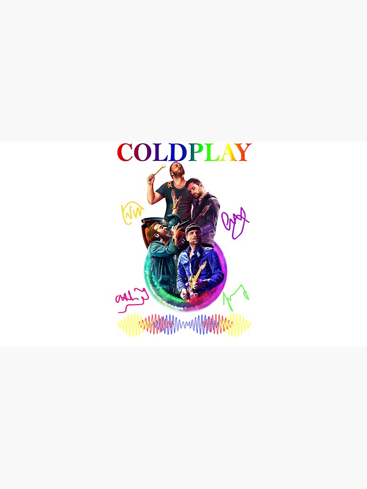 Discover Signatures Du Groupe De Rock Coldplay Casquette De Baseball