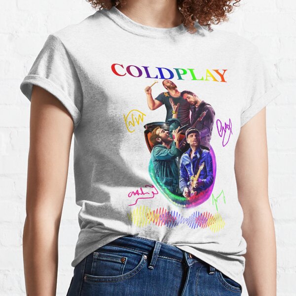 Cóldplay Rock Band Signatures Classic T-Shirt