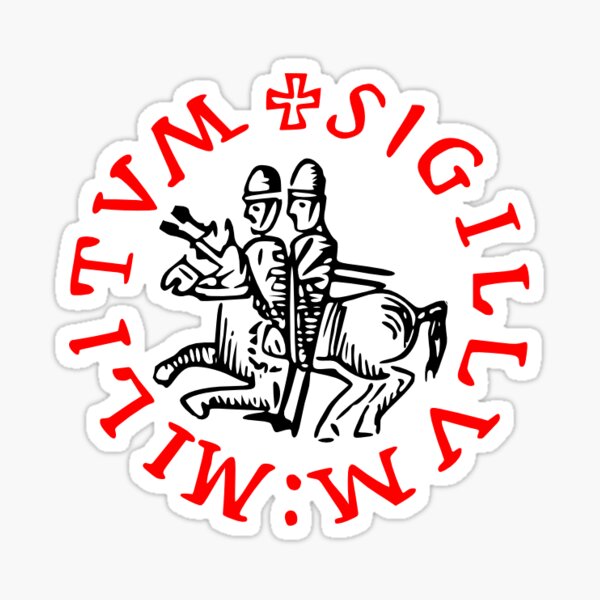 Item preview, templar knights symbol designed and sold by bumblethebee.