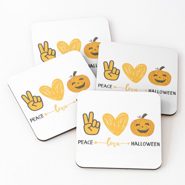 Item preview, Peace Love and Halloween designed and sold by Tristiana.