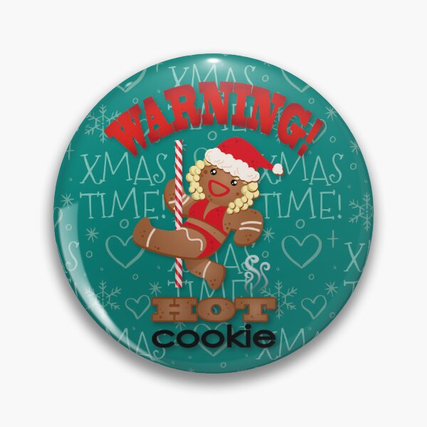 Item preview, Gingerbread Woman - Warning! Hot Cookie - Merry Christmas! designed and sold by mimogoshopping.