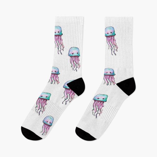 Item preview, Turquoise Lovely Jellyfish Pattern designed and sold by Chrismas17.