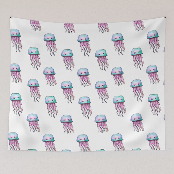 Item preview, Turquoise Lovely Jellyfish Pattern designed and sold by Chrismas17.
