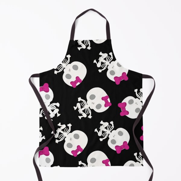 Item preview, Kawaii skeleton cute pink bow black day of the dead designed and sold by T-Mex.
