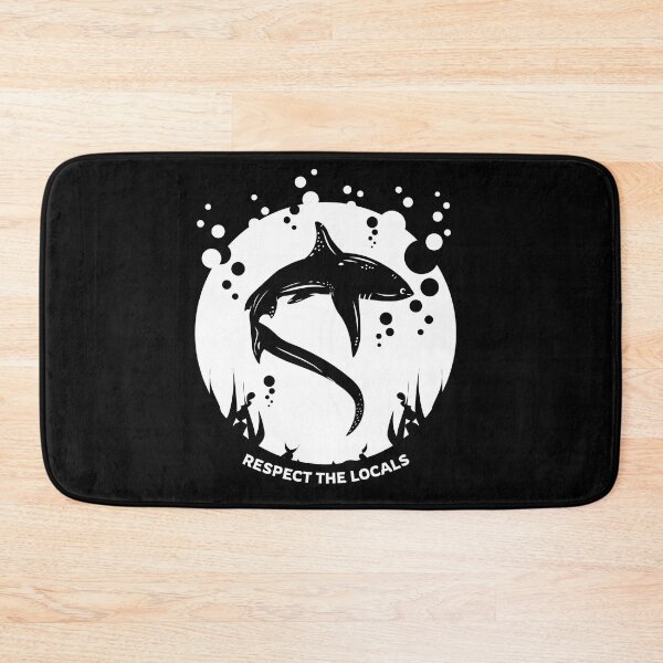 Item preview, Respect the locals | Shark Conservation Saying designed and sold by TMBTM.