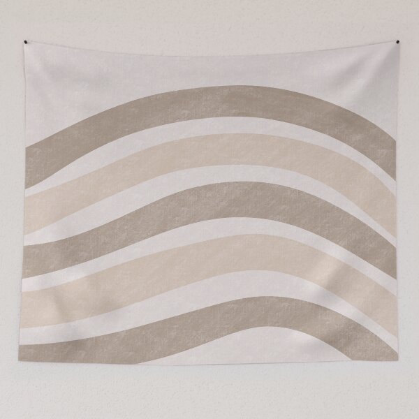 Item preview, Textured Wavy Lines Curvy Stripes Pattern Boho Style Cute Aesthetic Muted Green designed and sold by scorpiolane.