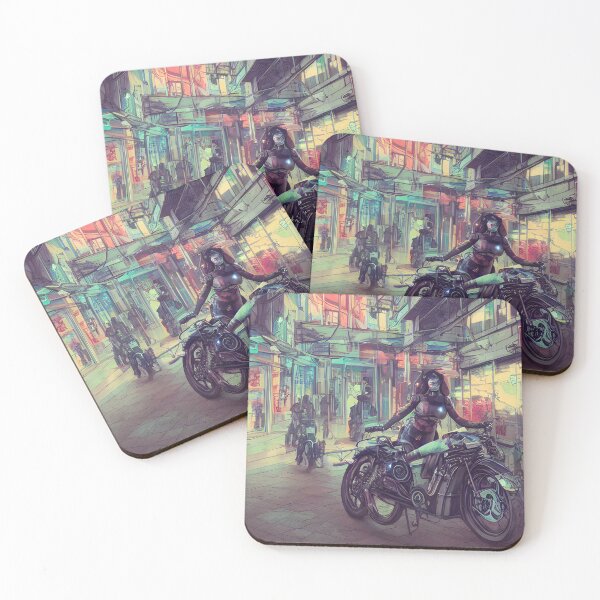 Item preview, Cyberpunk bikers designed and sold by CyberCurves.