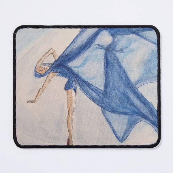 Item preview, Bailarina en bicycles azules designed and sold by CotaArts.