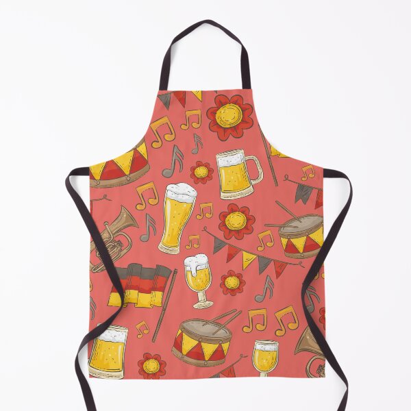 Item preview, Music and Beer Oktoberfest Pattern (Peach) designed and sold by Geo De la Cruz.
