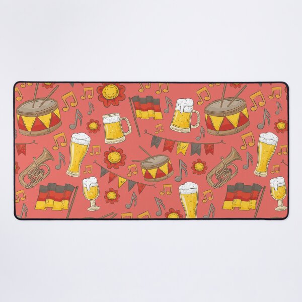 Item preview, Music and Beer Oktoberfest Pattern (Peach) designed and sold by Geo De la Cruz.