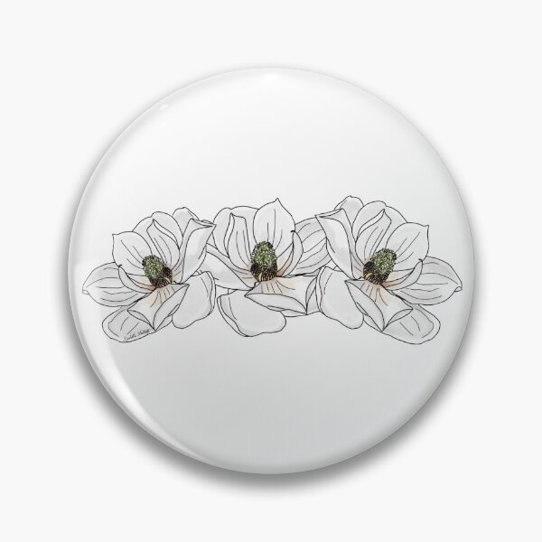 Aperçu de l'œuvre Magnolias en acier créée et vendue par IzzyLourdesArt.