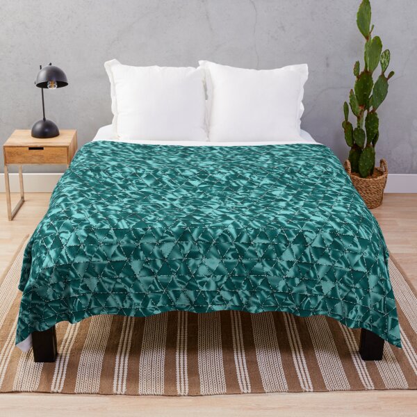 Vista previa del artículo con la obra «Verde azulado de lujo», diseñado y vendido por TrendyGlitter.